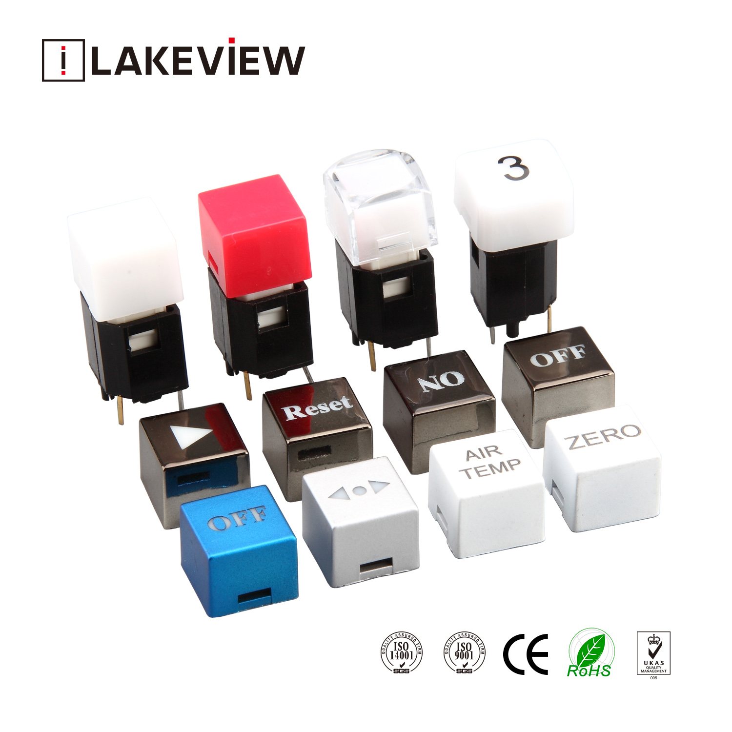 TL3 Series Silent LED Tact Button Switches